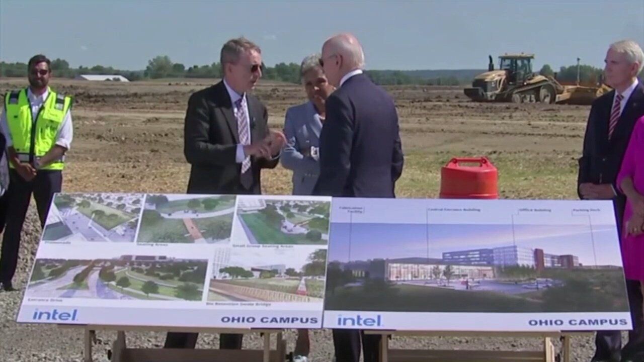 Intel officially breaks ground for two semiconductor factories in New Albany, Ohio